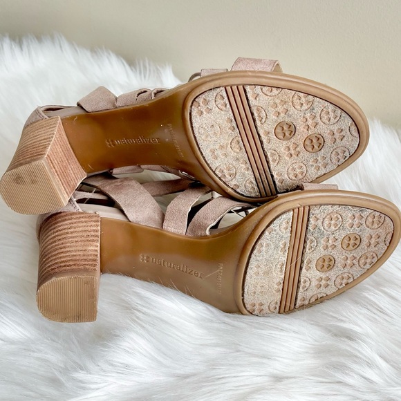 Naturalized London N5 Comfort Lace Up Faux Suede Heels - Picture 6 of 6
